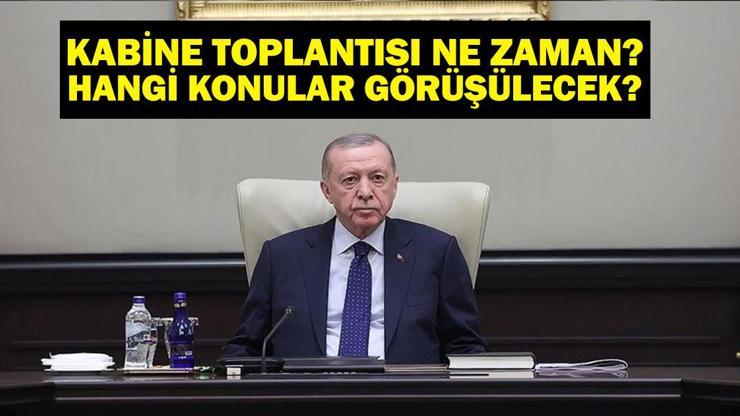 KABİNE TOPLANTISI NE ZAMAN Terörsüz Türkiye Konusunda Ne Adımlar Atılacak Kabine Toplantısı Konuları Neler Gözler Erdoğandan Gelecek Açıklamada...