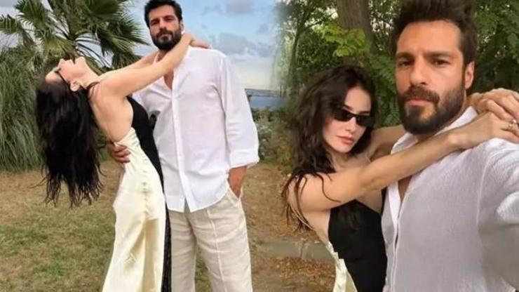 Özge Gürel ve Serkan Çayoğlundan Evliliklerinin 3. Yılında Romantik Kutlama