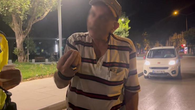 Ben giderken seyredin dedi cezadan kaçamadı Bisikletli sürücüye 9 bin TLlik tarife