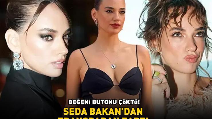 Seda Bakandan transparan tarz BEĞENİ BUTONU ÇÖKTÜ