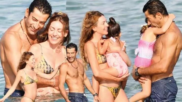 Kenan İmirzalıoğlu ve Sinem Kobal, Kızlarıyla Çeşmede Tatilin Keyfini Çıkarıyor