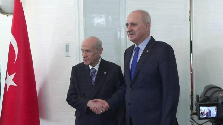 TBMM Başkanı Numan Kurtulmuş ve MHP Genel Başkanı Devlet Bahçeli görüşmesi sona erdi