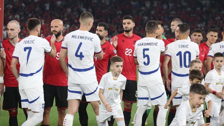 6880eff2330760b1f2d9abc5 Sırbistan maçı olayları sebebiyle Arnavutluk Futbol Federasyonu'na ceza verildi