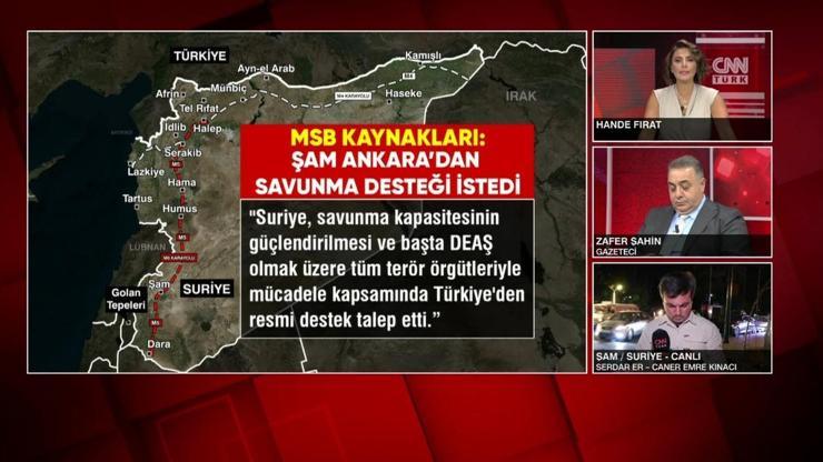 Hande Fırat son detayları CNN TÜRK'te anlattı: Şam'ı TSK mı koruyacak? Hande Fırat son detayları CNN TÜRK'te anlattı: Şam'ı TSK mı koruyacak?