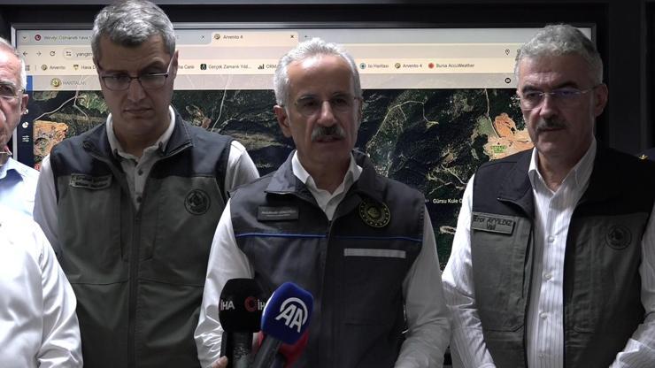Bakan Uraloğlu: Bursada 2 köy tahliye edildi