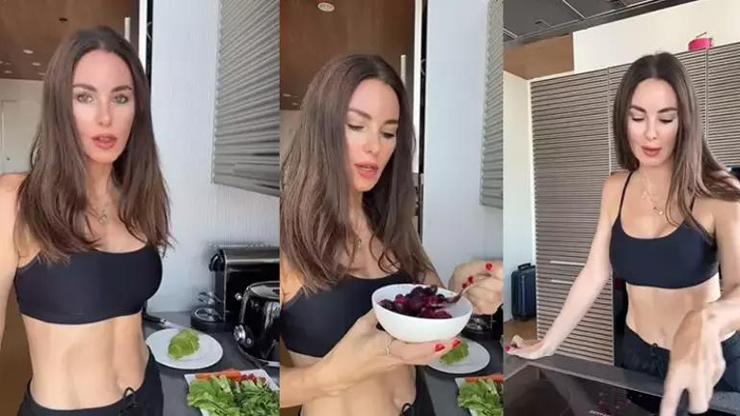 Defne Samyelinin kahvaltı tabağı Fit vücudunun sırrı ortaya çıktı