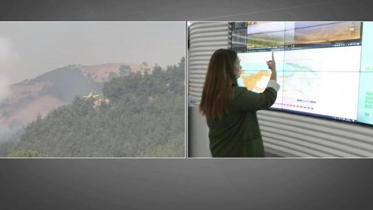 Türkiyedeki yangınlar buradan kontrol ediliyor Hangi bölgede, kaç ilde yangın var