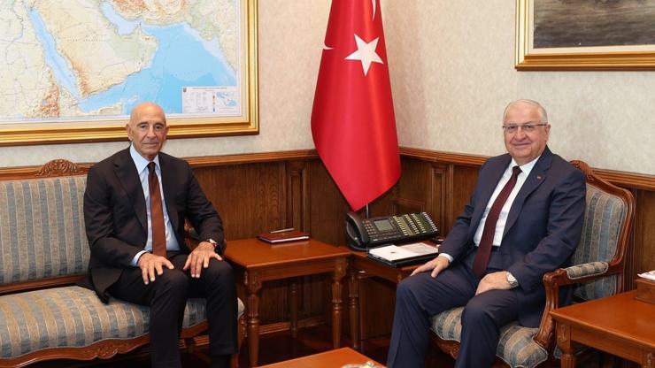 Bakan Güler, ABD’nin Ankara Büyükelçisi Barrack’ı kabul etti