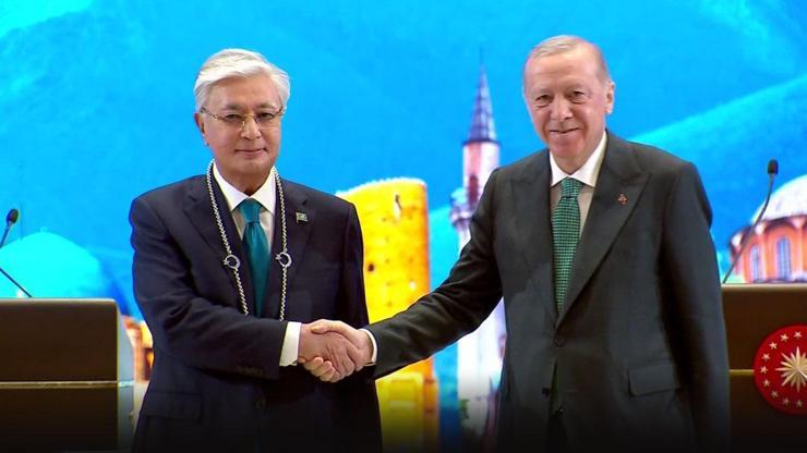 SON DAKİKA | Erdoğan'dan, Kazakistan Cumhurbaşkanı Tokayev'e devlet nişanı SON DAKİKA | Erdoğan'dan, Kazakistan Cumhurbaşkanı Tokayev'e devlet nişanı