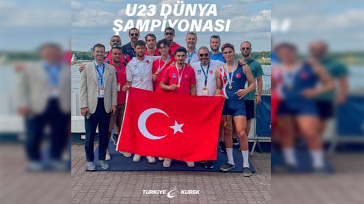 688b0e06d0764f40b3965245 Kürekte tarihi başarı! 3 kategori 3 altın madalya