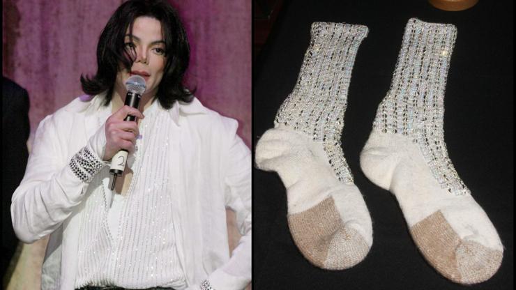 Michael Jackson’ın kirli çorabı açık artırmada: Yaklaşık 320 bin TLye satıldı