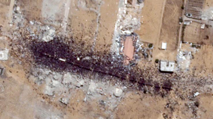 UZAYDAN GÖRÜNÜYOR AMA DÜNYA GÖRMÜYOR İsrailin zulmü uydu görüntülerinde...