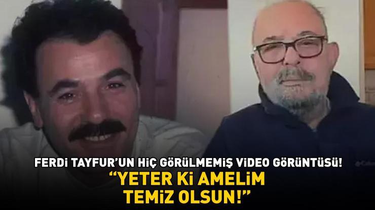 Arabeskin kralı Ferdi Tayfurun hayatını kaybetmeden kısa süre önce çekilen görüntüsü ortaya çıktı YETER Kİ AMELİM TEMİZ OLSUN
