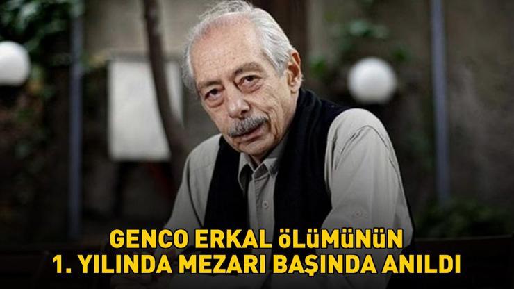 Usta oyuncu Genco Erkal ölümünün 1. yılında mezarı başında anıldı: 'HALA NEFESİNİ HİSSEDİYORUZ!'