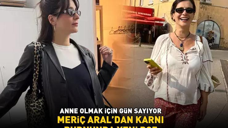 Meriç Aral anne olmak için gün sayıyor Ünlü oyuncudan karnı burnunda yeni poz