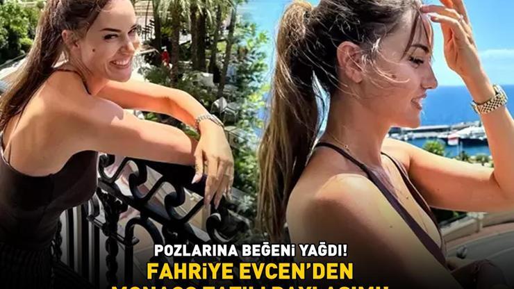 Fahriye Evcenden Monaco tatili paylaşımı POZLARINA BEĞENİ YAĞDI