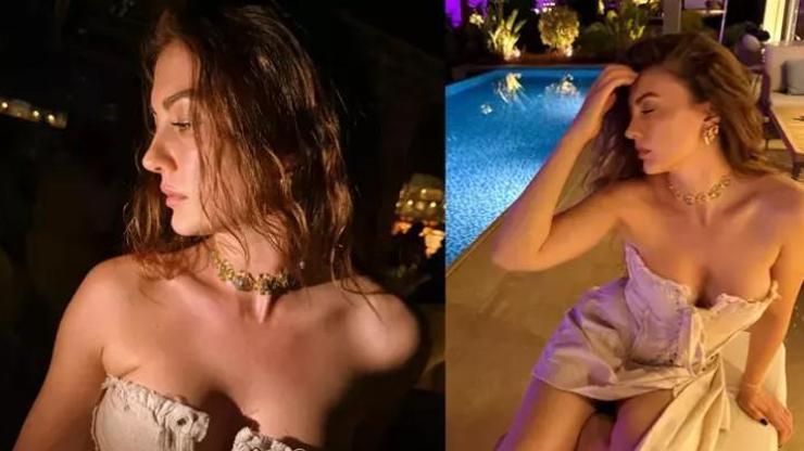 Burcu Özberkten Mısırdan Çarpıcı Paylaşım Havuz Başındaki Pozları Olay Oldu