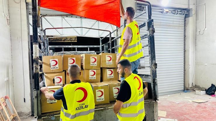 Türk Kızılay’dan Batı Şeria’ya 1200 gıda kolisi