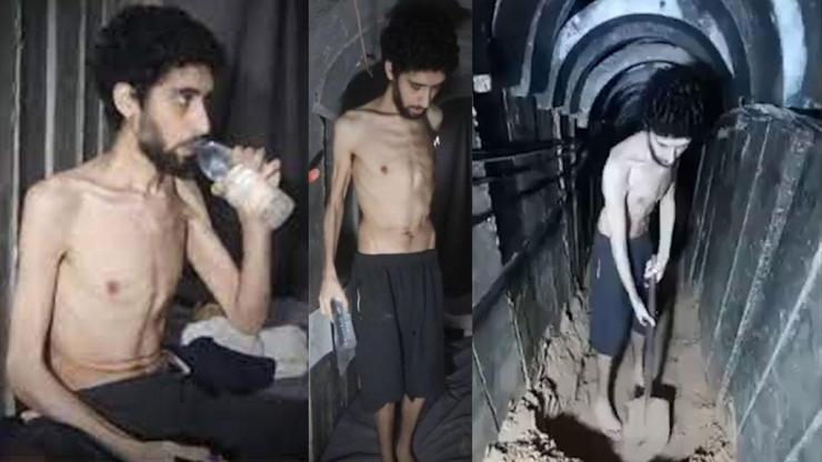 Kassam Tugayları paylaştı: Kaldığı tünelde mezarını kazmaya başladı