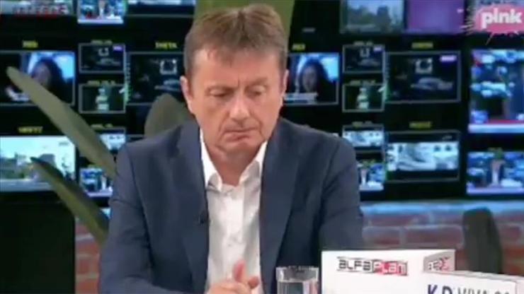 Sırp Bakan Glisic, canlı yayında beyin kanaması geçirdi