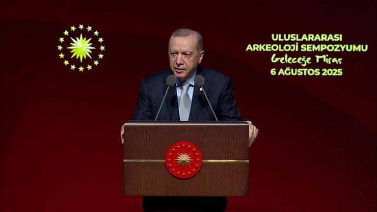 SON DAKİKA... Cumhurbaşkanı Erdoğan: Dünya arkeolojisinde ilk sırada yer alıyoruz SON DAKİKA... Cumhurbaşkanı Erdoğan: Dünya arkeolojisinde ilk sırada yer alıyoruz