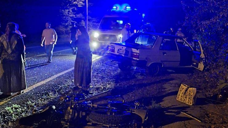 Sakarya'da otomobil ile motosiklet çarpıştı: 1 ölü, 1 yaralı