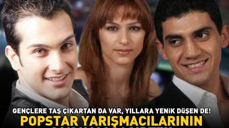 POPSTAR YARIŞMACILARININ SON HALİ Gören şoke oldu Gençlere taş çıkartan da var, yıllara yenik düşen de