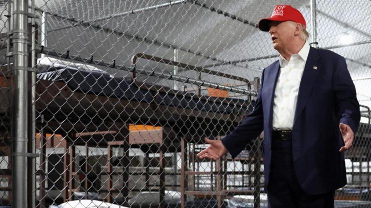 Trumpın tartışmalı göçmen tesisi Timsah Alcatrazın inşaatı durduruldu