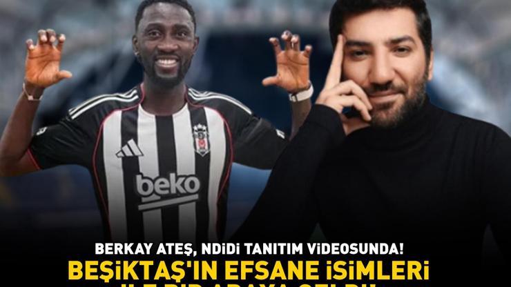 Beşiktaşın efsane isimleriyle bir araya geldi Berkay Ateş, Ndidi tanıtım videosunda