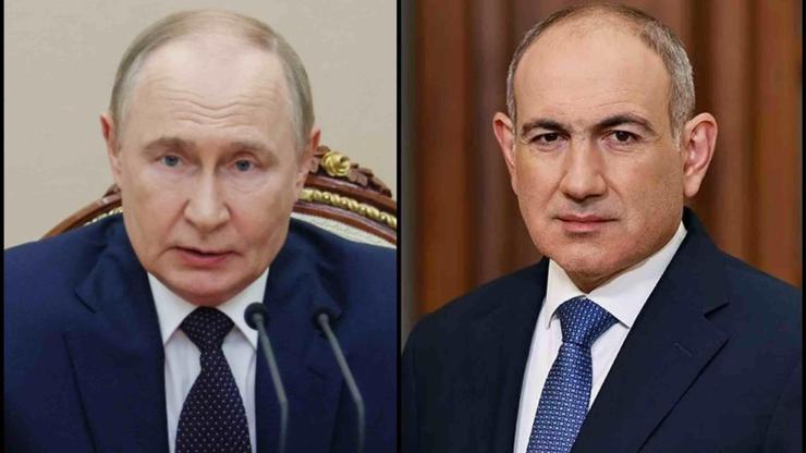 Putin, Paşinyan ile telefonda görüştü Putin, Paşinyan ile telefonda görüştü