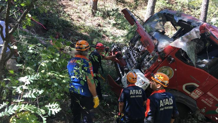 Osmaniye’de orman yangınına müdahale eden arazöz devrildi: 1 işçi şehit oldu