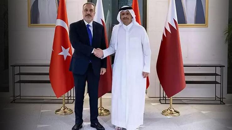 Dışişleri Bakanı Hakan Fidan Doha'da mevkidaşı El Sani ile görüştü