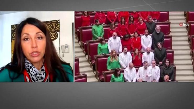 İtalyan parlamentosunda Filistin eylemi: O partinin senatörü CNN TÜRK’e konuştu