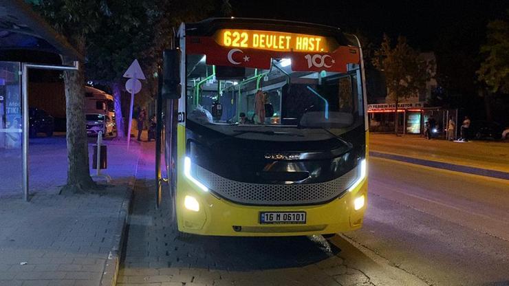 İnegölde polisten kaçan halk otobüsü şoförü alkollü çıktı