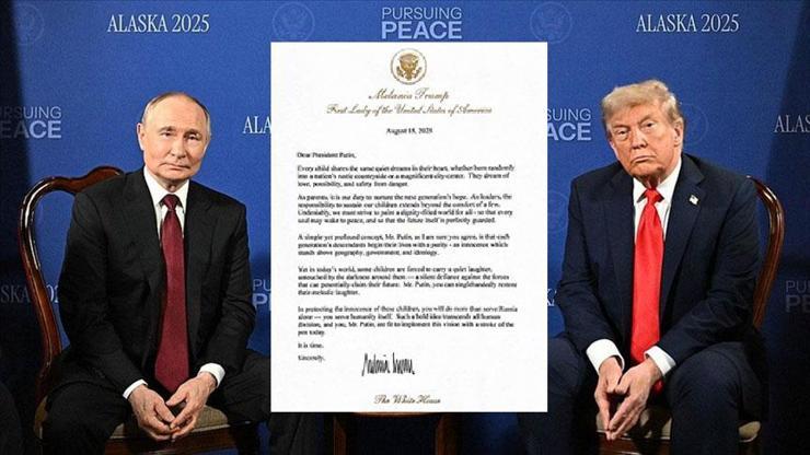 İşte detaylar... Melania Trump’tan Putin’e çarpıcı mektup | Üçlü zirve çağrısı