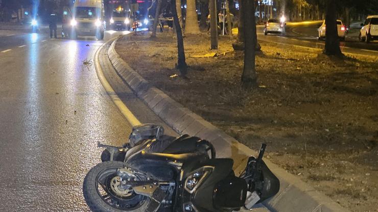 Devrilen motosiklet 90 metre sürüklendi: 1 ölü, 1 yaralı