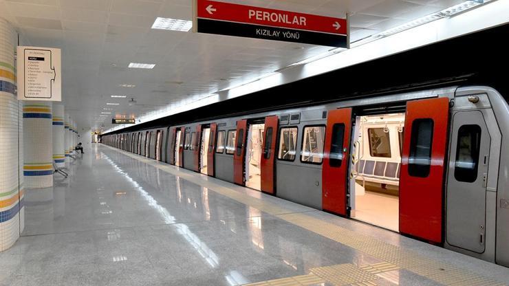 Ankara'da bazı metro istasyonları geçici olarak hizmete kapatıldı Ankara'da bazı metro istasyonları geçici olarak hizmete kapatıldı