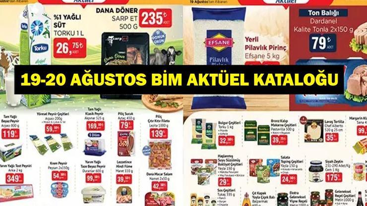 BİM 19 AĞUSTOS SALI AKTÜEL KATALOĞU: BİM 19-20 Ağustos aktüel kataloglarında hangi ürünler satışta olacak Bu hafta neler indirimde
