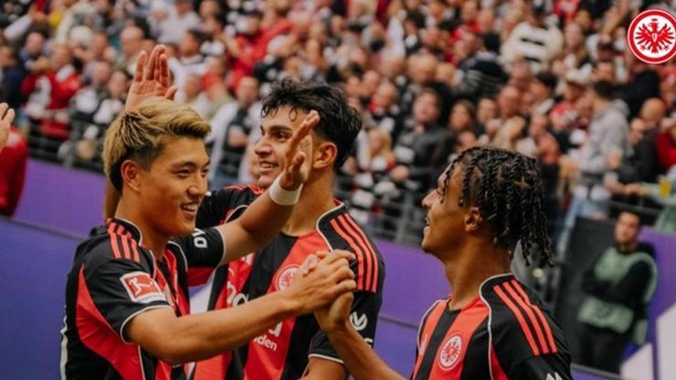 68a9e87cb44f4720522decfc Can Uzun yıldızlaştı, Eintracht Frankfurt rahat kazandı
