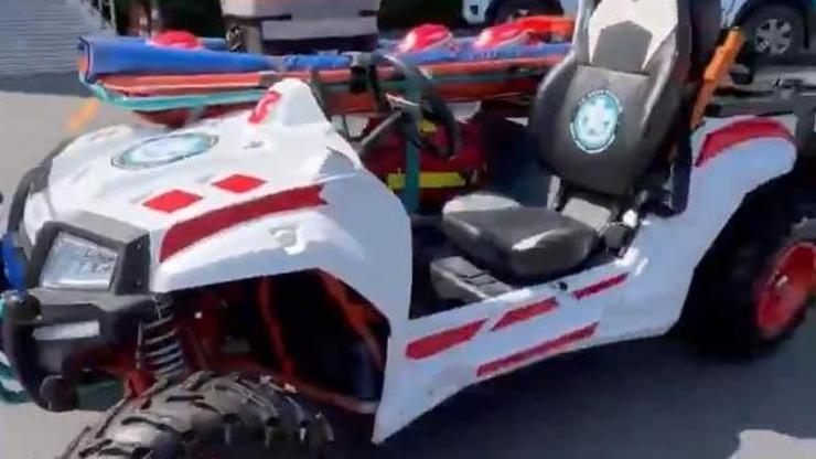 Bakan Memişoğlu, ATV ambulansı test etti