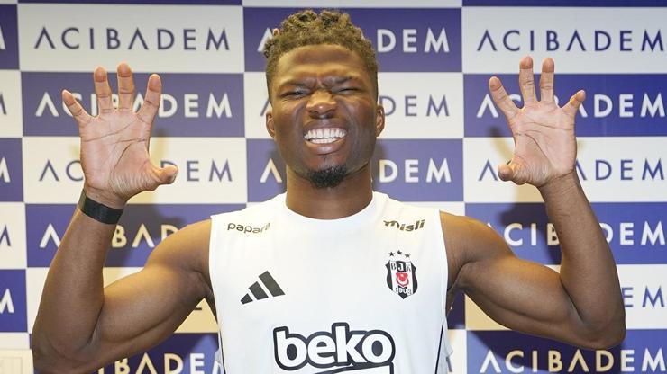 68ad96927b23aec394c1d4c5 Beşiktaş'ın yeni golcüsü El Bilal Toure, sağlık kontrolünden geçti
