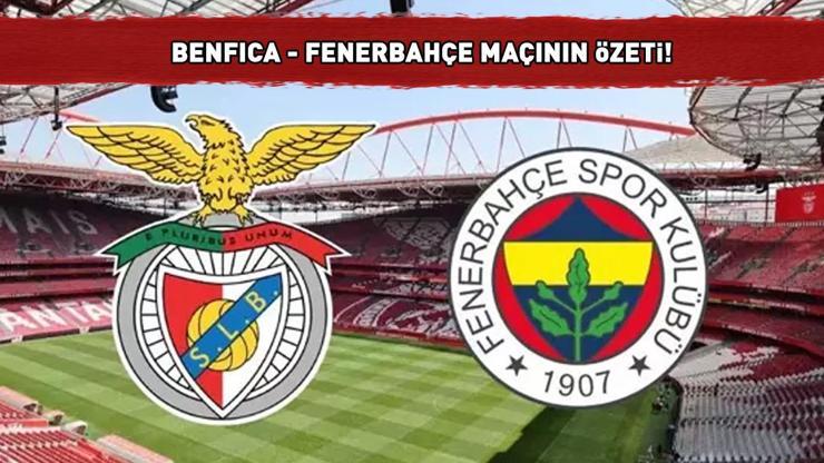 BENFICA 1 - 0 FENERBAHÇE MAÇ SONUCU | Fenerbahçe, Devler Ligi'nde Benfica'yı geçemedi BENFICA 1 - 0 FENERBAHÇE MAÇ SONUCU | Fenerbahçe, Devler Ligi'nde Benfica'yı geçemedi