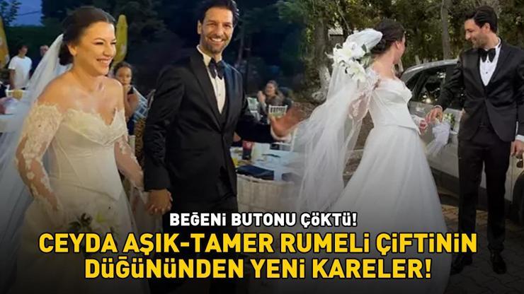 Beğeni butonu çöktü! Ceyda Aşık-Taner Rumeli çiftinin düğününden yeni kareler! Beğeni butonu çöktü! Ceyda Aşık-Taner Rumeli çiftinin düğününden yeni kareler!
