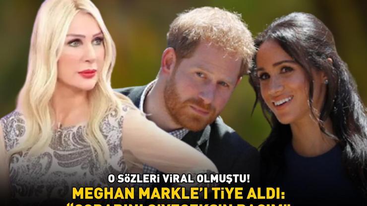 Seda Sayan, İngiliz kraliyet ailesinin olaylı gelini Meghan Markleı böyle tiye aldı: ÇORABINI GİYECEKSİN BACIM