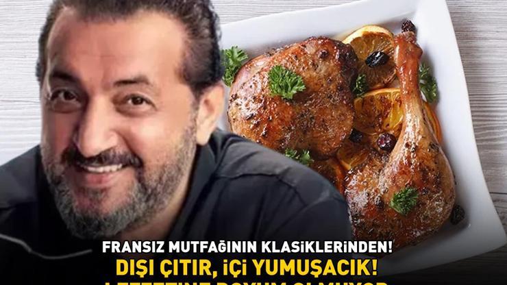 MasterChefe damga vuran yemek Fransız mutfağının klasik lezzetlerinden Portakallı ördek dediğin böyle olur