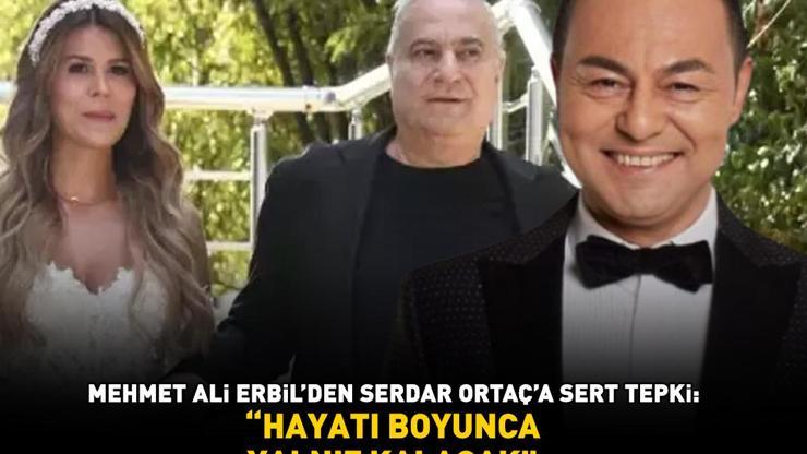 Mehmet Ali Erbil 6. kez evlendi Ünlü şovmenden nikahına gelmeyen Serdar Ortaç’a tepki: Hayatı boyunca yalnız kalacak