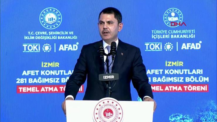 Bakan Kurum: İzmir'de afetin izlerini siliyoruz Bakan Kurum: İzmir'de afetin izlerini siliyoruz