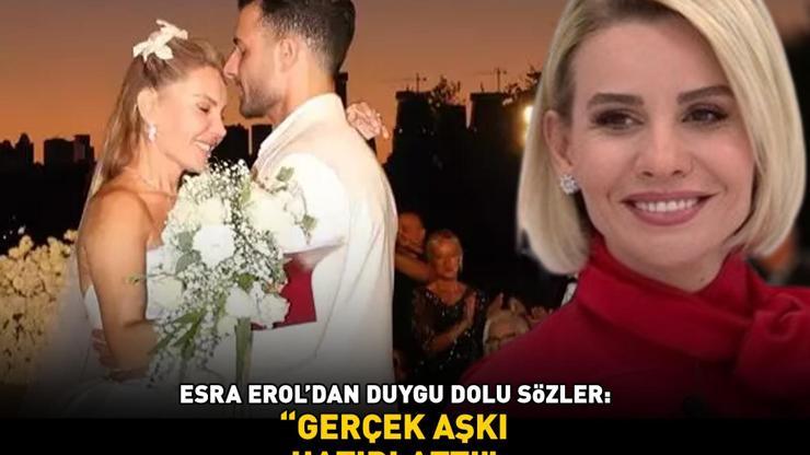 Eda Erol rüya gibi düğünle evlendi Esra Eroldan duygu dolu sözler: GERÇEK AŞKI HATIRLATTI