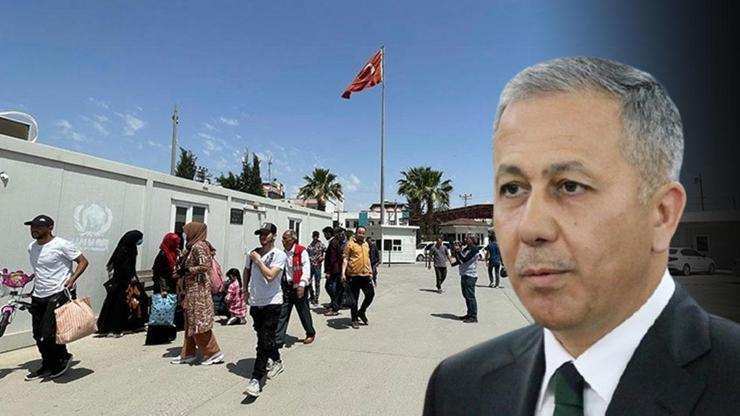 Bakan Yerlikaya geri dönüş yapan Suriyeli sayısını açıkladı Bakan Yerlikaya geri dönüş yapan Suriyeli sayısını açıkladı
