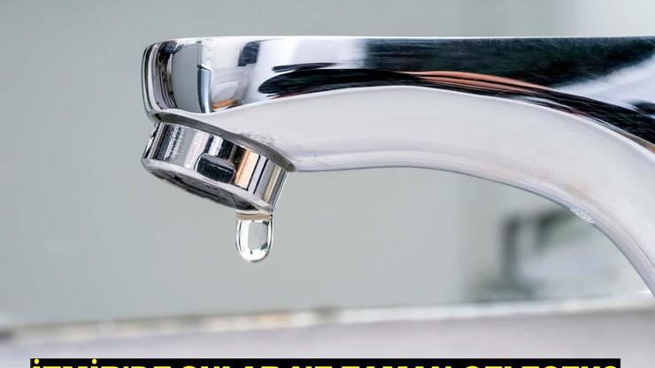 İZSU İZMİR SU KESİNTİSİ 31 AĞUSTOS: İzmirde Sular Ne Zaman Gelecek İzmir’de 32 Saatlik Su Kesintisi: 8 İlçe Etkilenecek